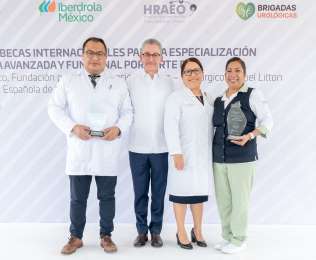 Iberdrola Mxico otorga dos becas a profesionales de la salud pblica para especializarse en urologa