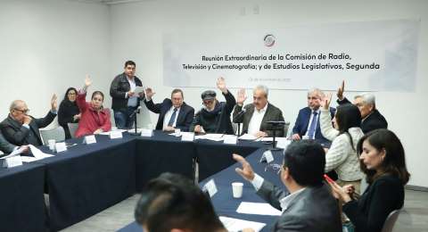 En comisiones del Senado se aprueba la propuesta de extinguir Notimex