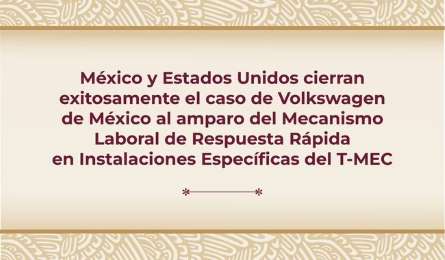 Mxico y EUA cierran el caso de Volkswagen al amparo del MLRR 