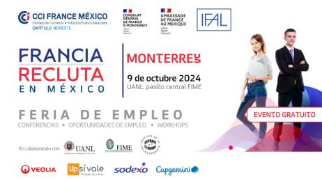 Feria Francia Recluta llegar a Monterrey el 9 de octubre en la UANL