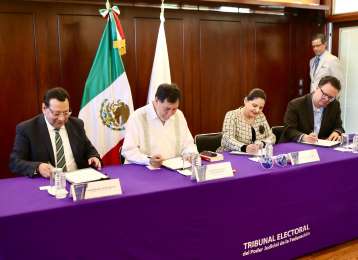 Senado y TEPJF acuerdan impulsar formacin profesional de sus equipos