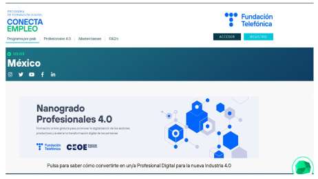 Fundacin Telefnica apuesta por la formacin para incrementar empleabilidad en Mxico